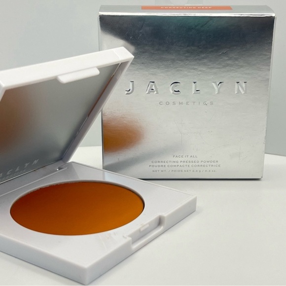 Jaclyn Cosmetics  Face It All Correcting Pressed Powder - "CORRECTING DEEP" NEW - Picture 2 of 6